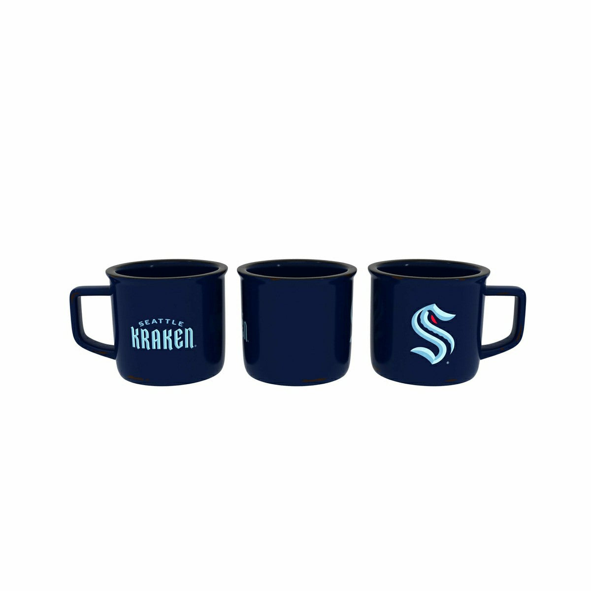 Seattle Kraken Ceramic Camp Cup with Enamel Finish, 14oz - NHL Home