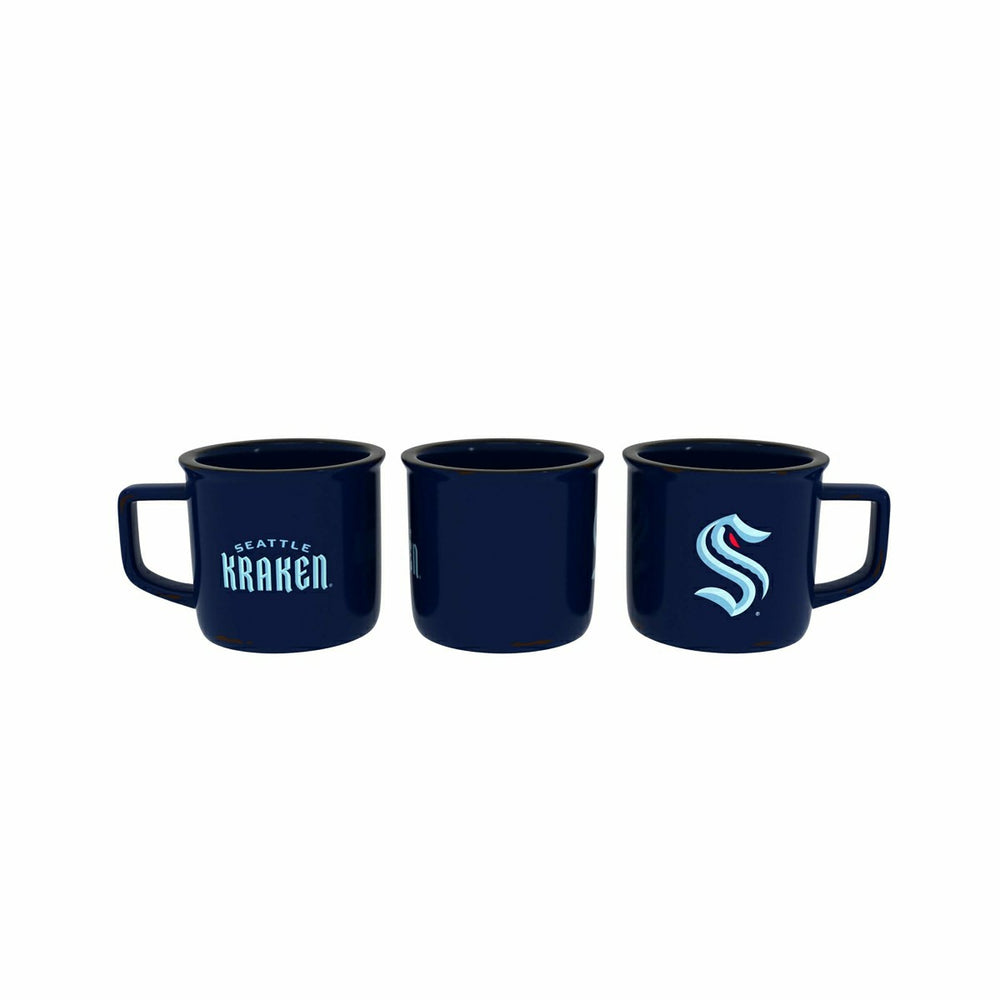 Seattle Kraken Ceramic Camp Cup with Enamel Finish, 14oz - NHL Home