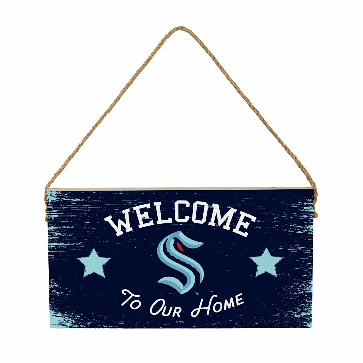 Seattle Kraken Wood Wall Sign, 6x11 - NHL Home