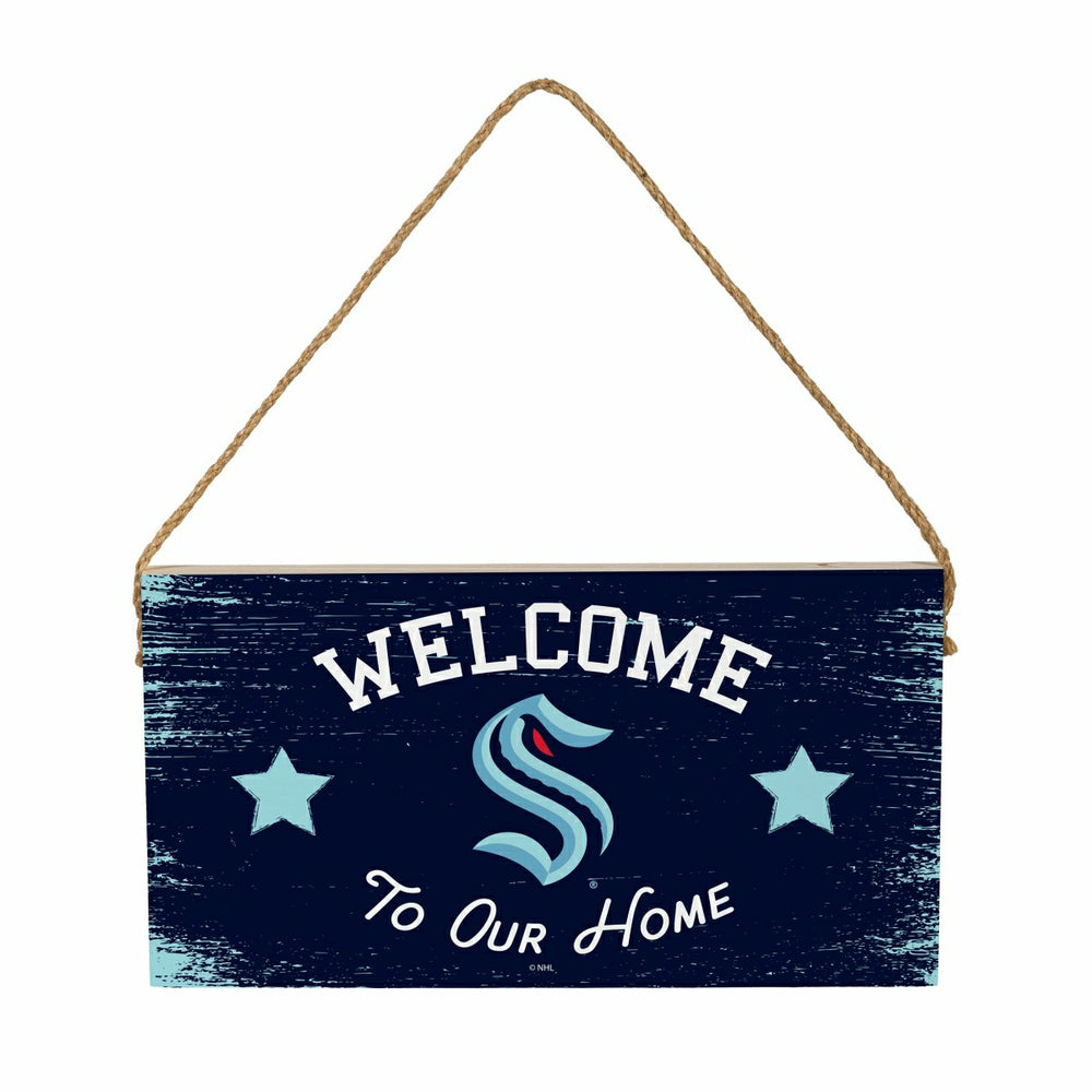 Seattle Kraken Wood Wall Sign, 6x11 - NHL Home