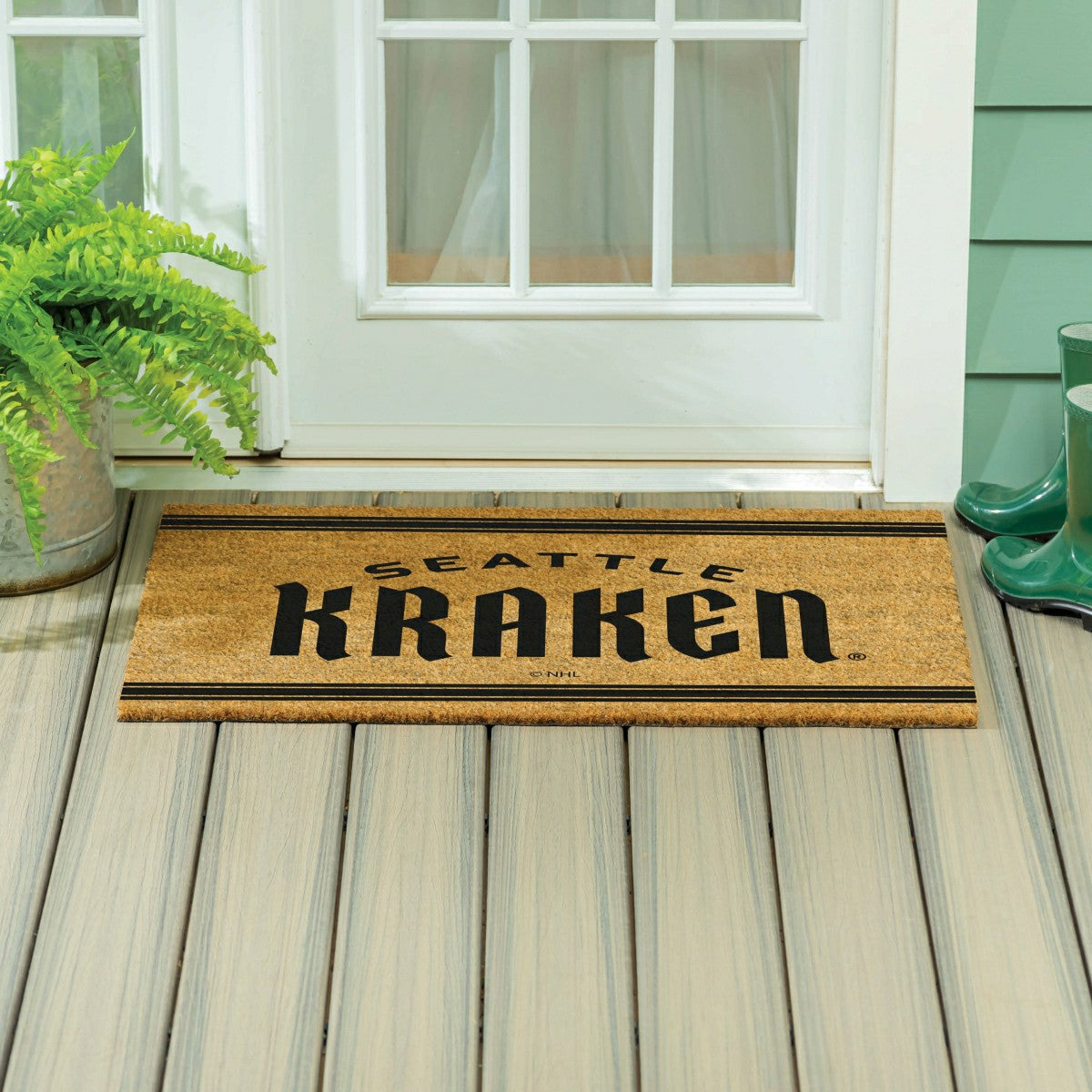 Seattle Kraken Large One Color Coir Mat, 36"x24" - NHL