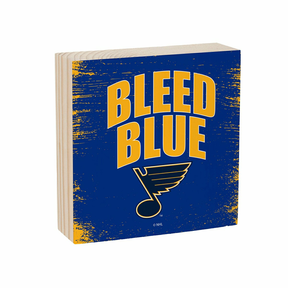 St Louis Blues Plock, Down Home Fans, 6x6 - NHL Home