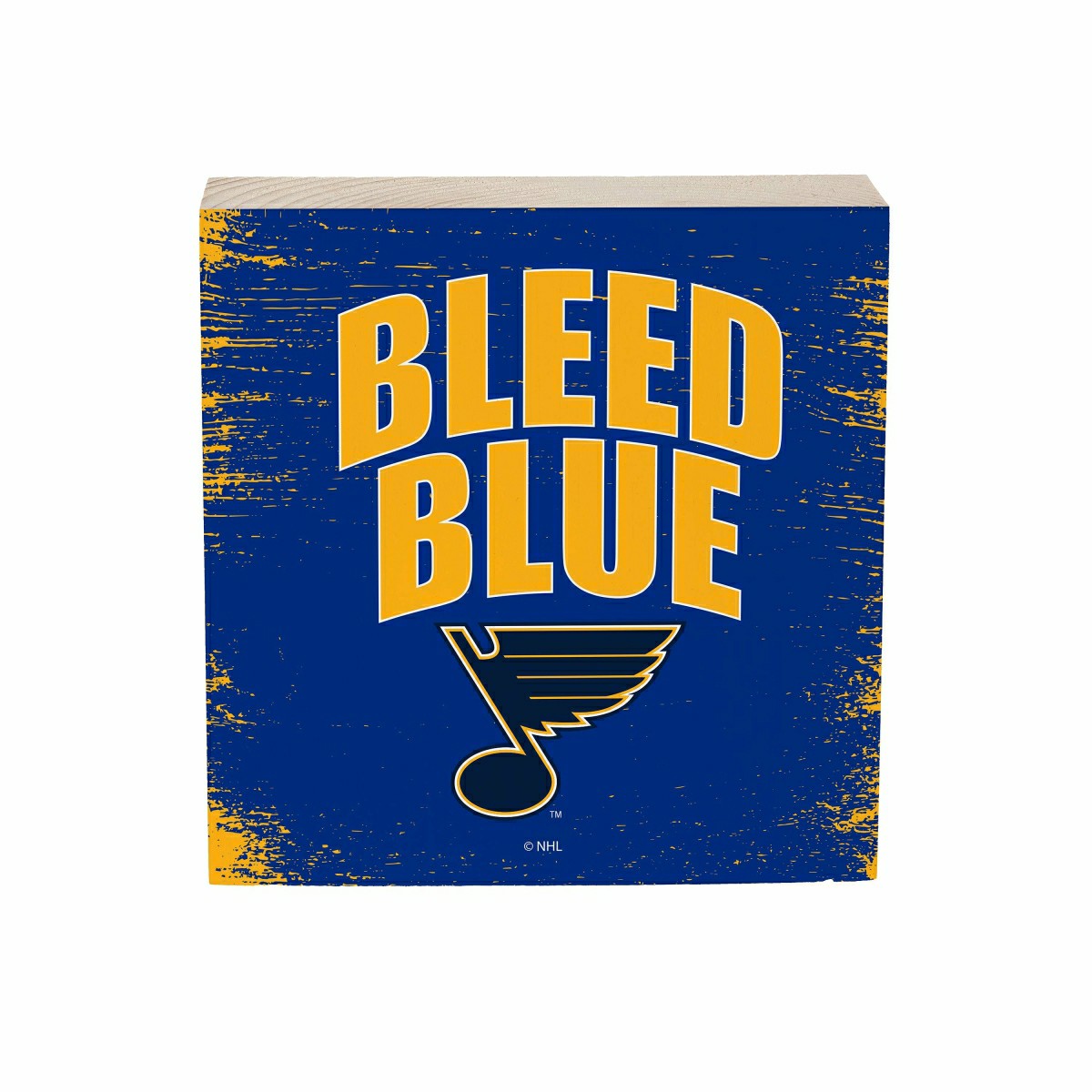 St Louis Blues Plock, Down Home Fans, 6x6 - NHL Home