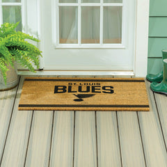 St Louis Blues Large One Color Coir Mat, 36"x24" - NHL