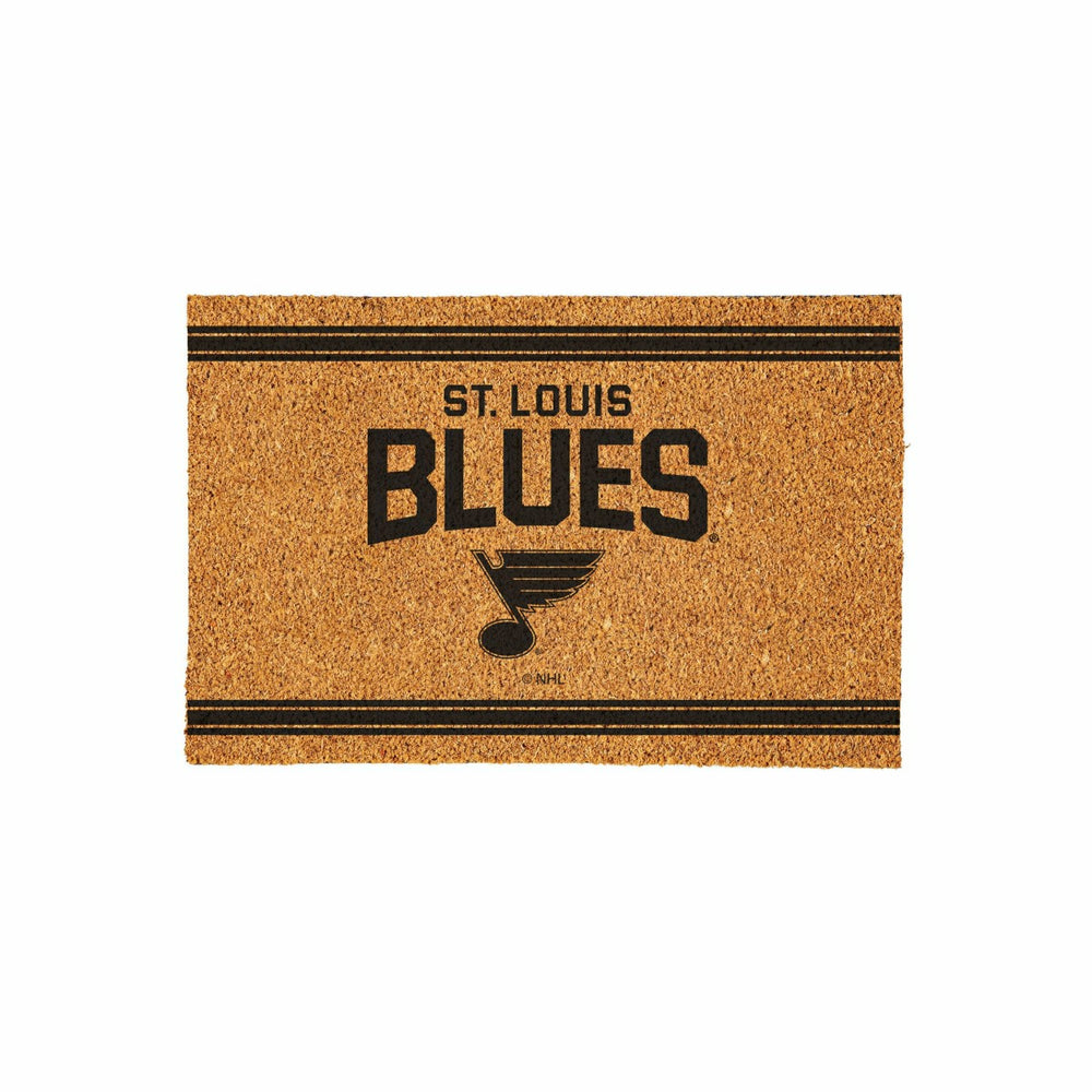St Louis Blues Large One Color Coir Mat, 36"x24" - NHL