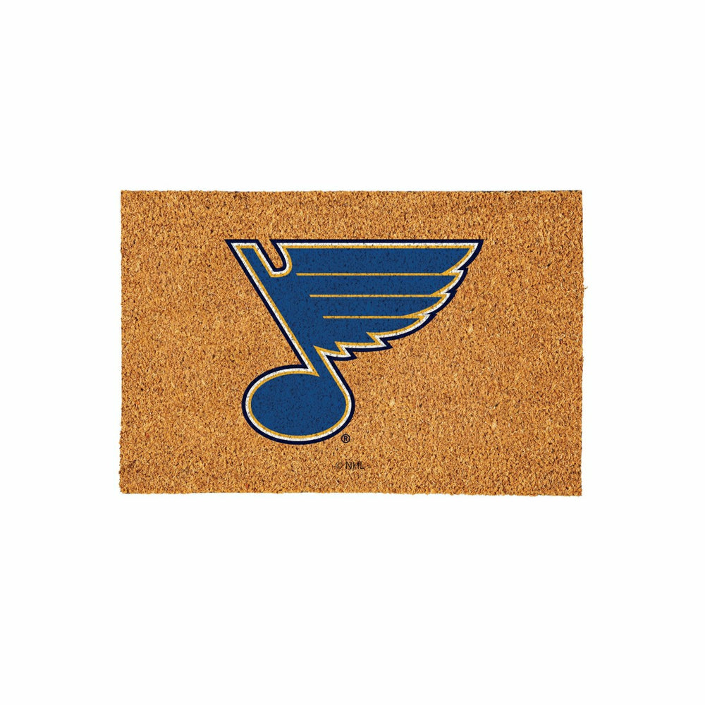 St Louis Blues Large Full Color Coir Mat, 36"x24" - NHL