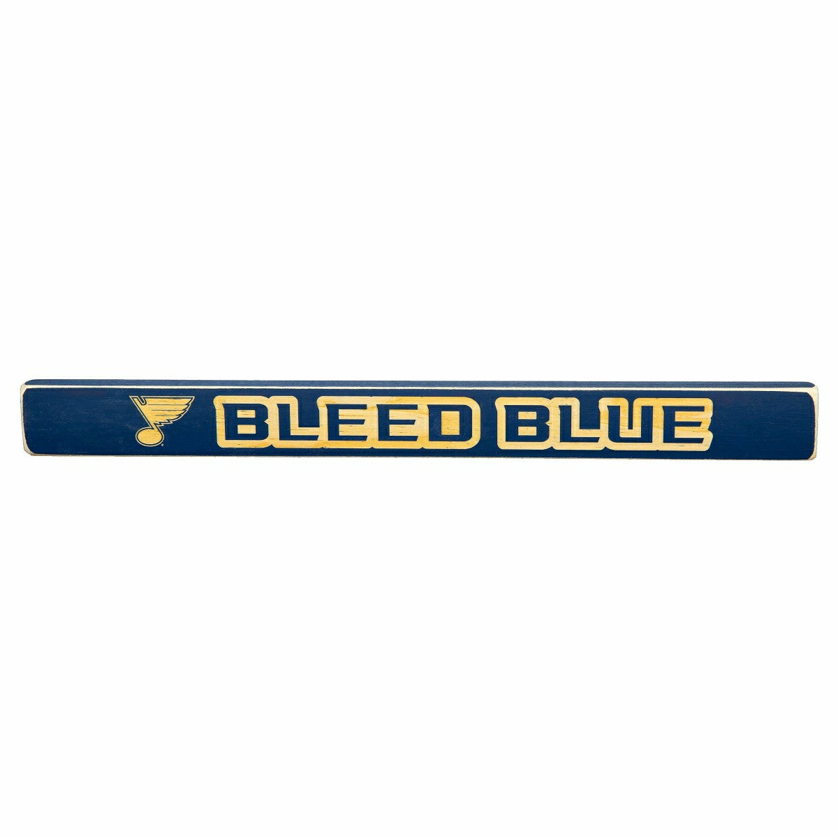 St Louis Blues Engraved Wood Sign, 1.5" x 18" - NHL Home
