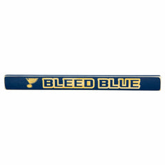 St Louis Blues Engraved Wood Sign, 1.5" x 18" - NHL Home