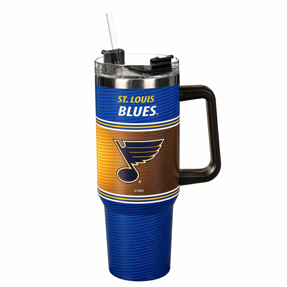 40oz Stainless Steel Canyon Cup w/ Straw, St. Louis Blues - NHL Home