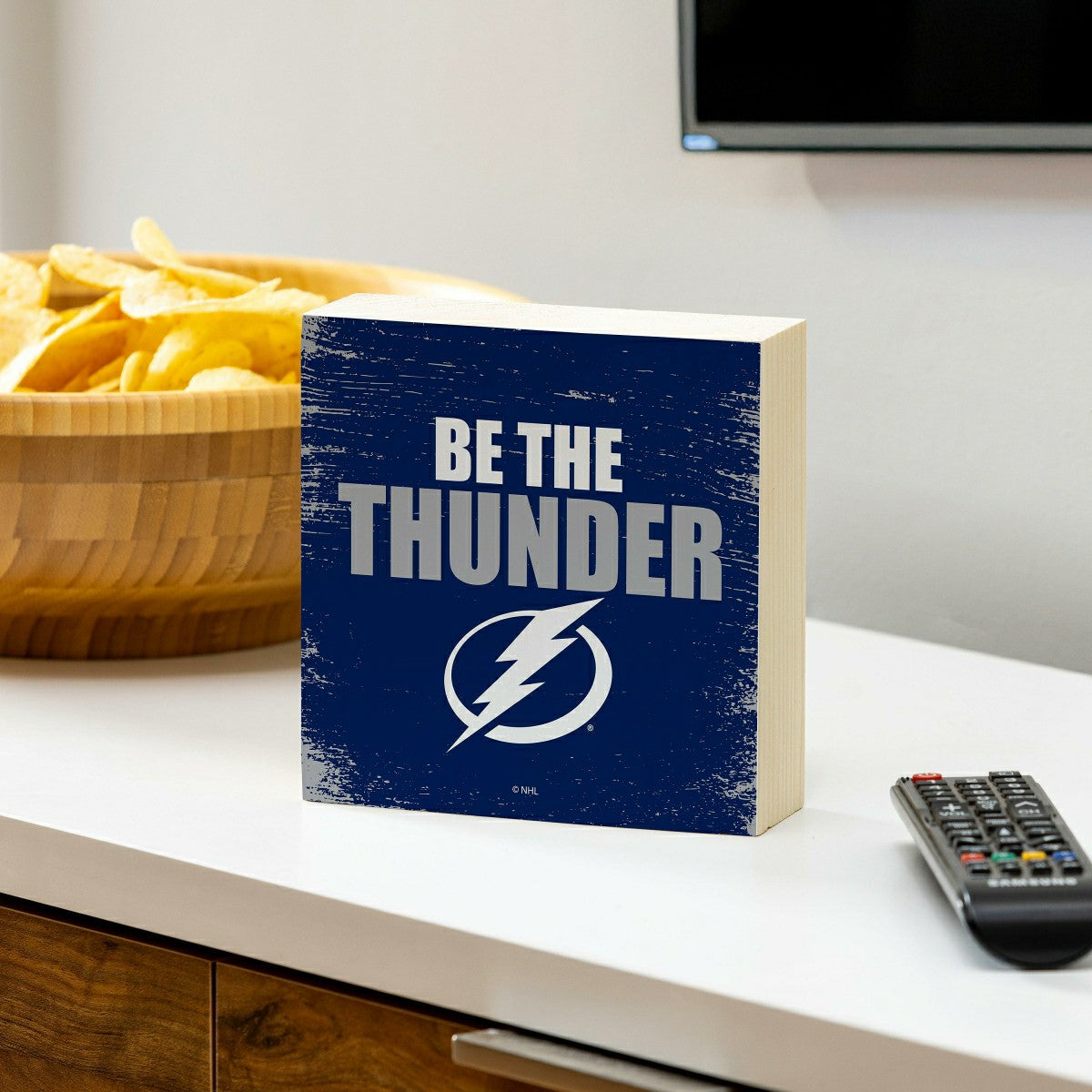 Tampa Bay Lightning Plock, Down Home Fans, 6x6 - NHL Home