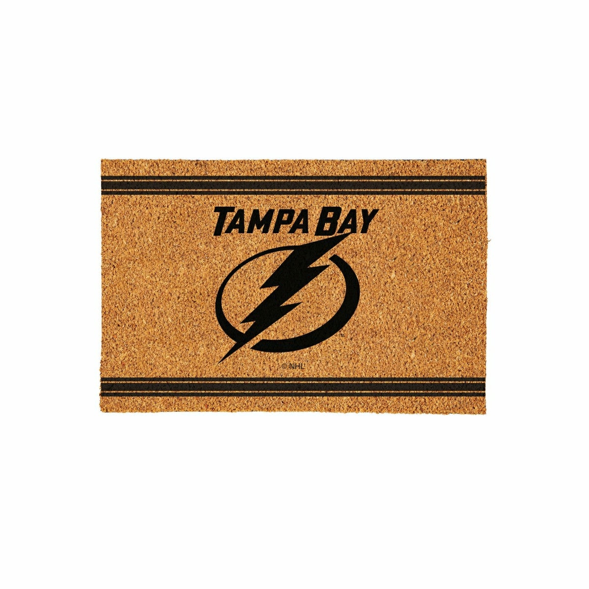 Tampa Bay Lightning Large One Color Coir Mat, 36"x24" - NHL