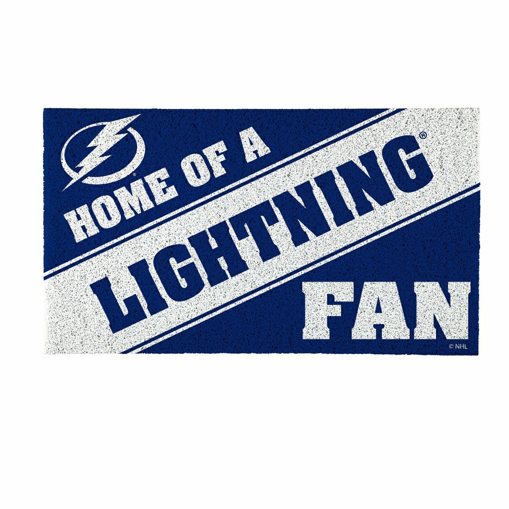 Tampa Bay Lightning, PVC Mat COLOR, Home of a Fan - NHL