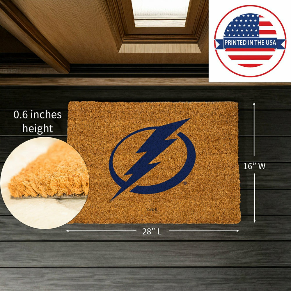 Coir Mat, 16"x28", Tampa Bay Lightning - NHL