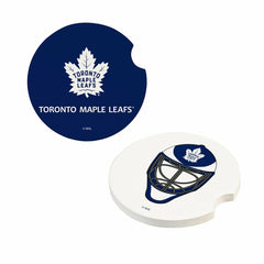 Toronto Maple Leafs Car Coaster Set, 2pc - NHL Home