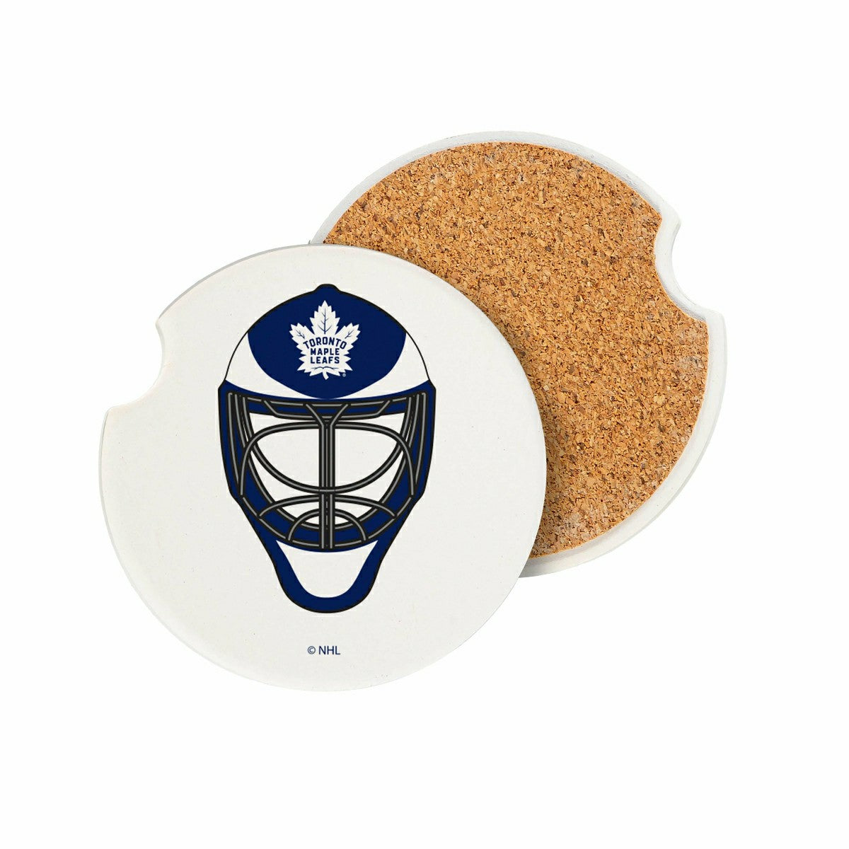 Toronto Maple Leafs Car Coaster Set, 2pc - NHL Home