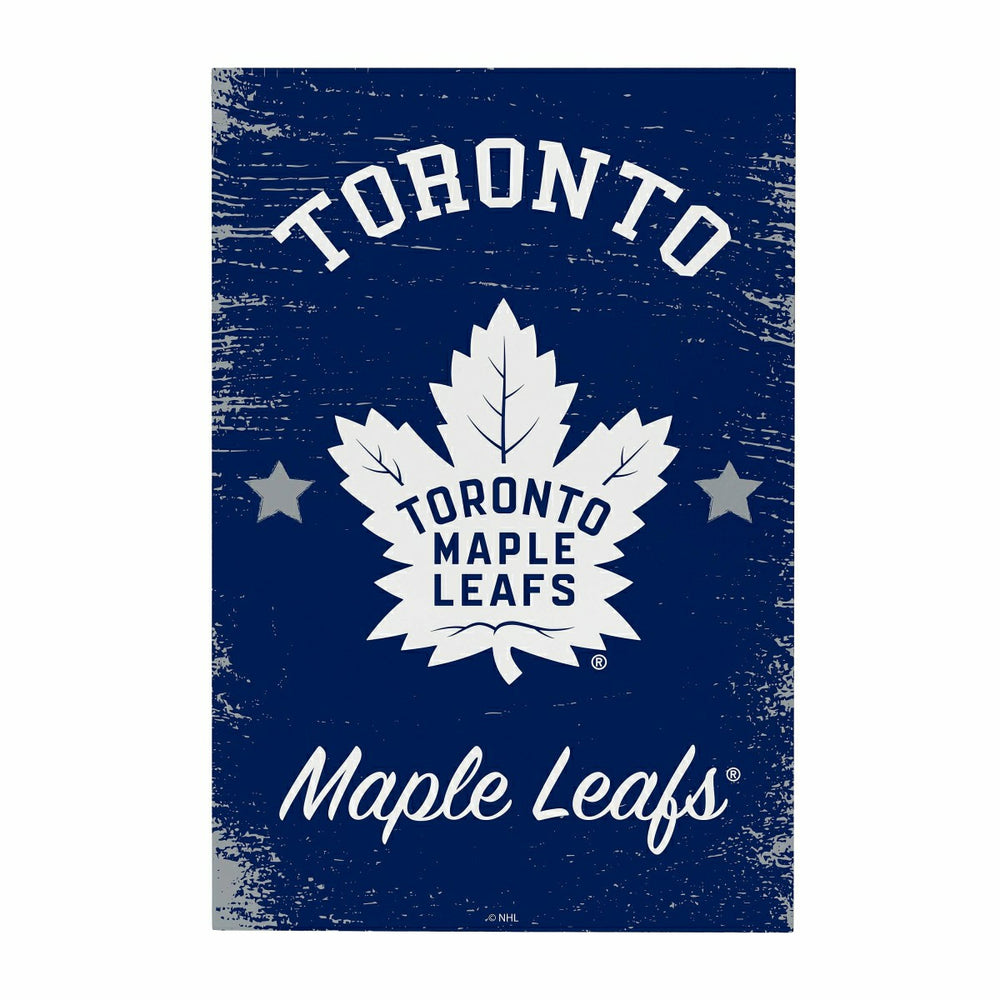 Toronto Maple Leafs Wood Wall Sign, 16x24 - NHL Home