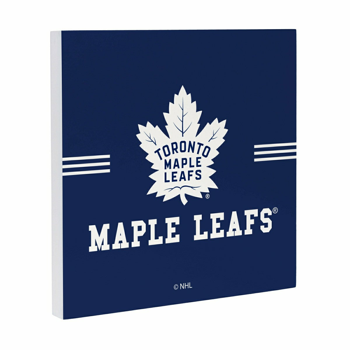 Toronto Maple Leafs Wood Wall Sign, 12x12 - NHL Home
