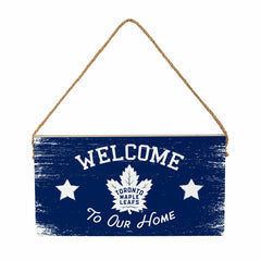 Toronto Maple Leafs Wood Wall Sign, 6x11 - NHL Home