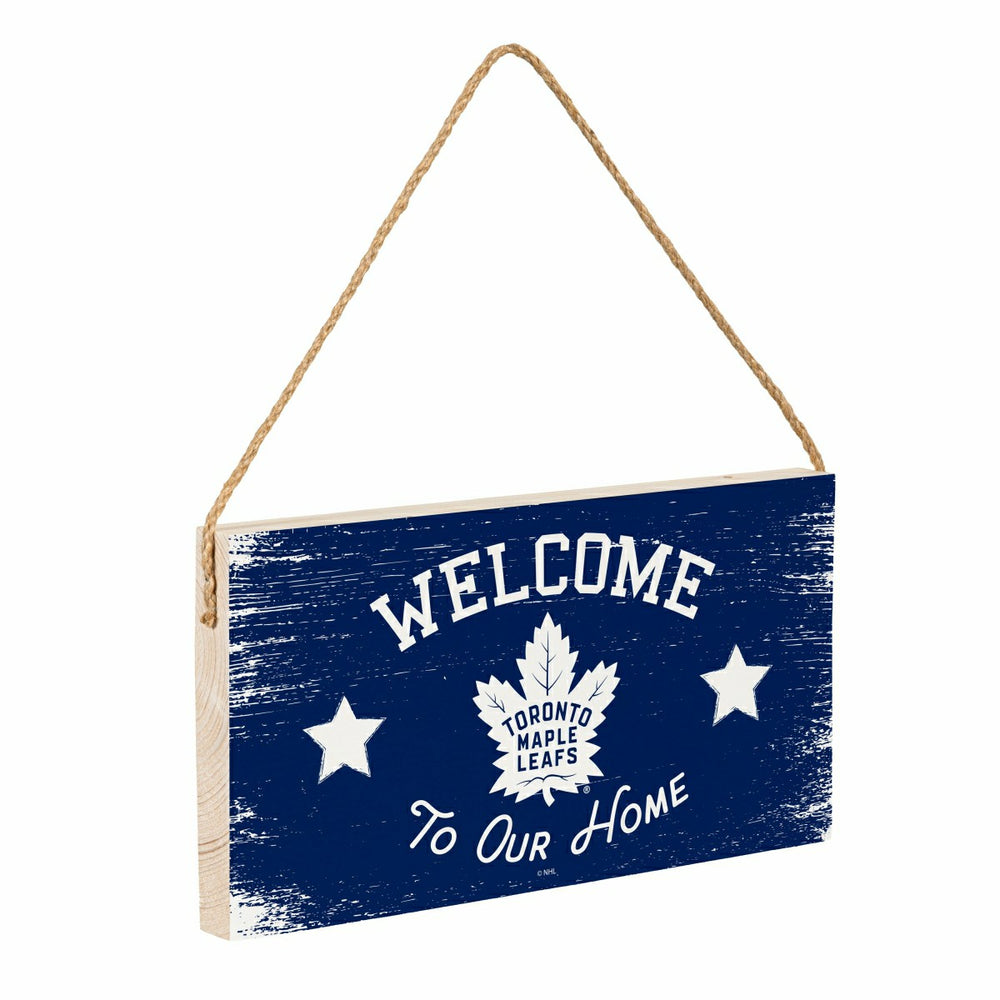 Toronto Maple Leafs Wood Wall Sign, 6x11 - NHL Home