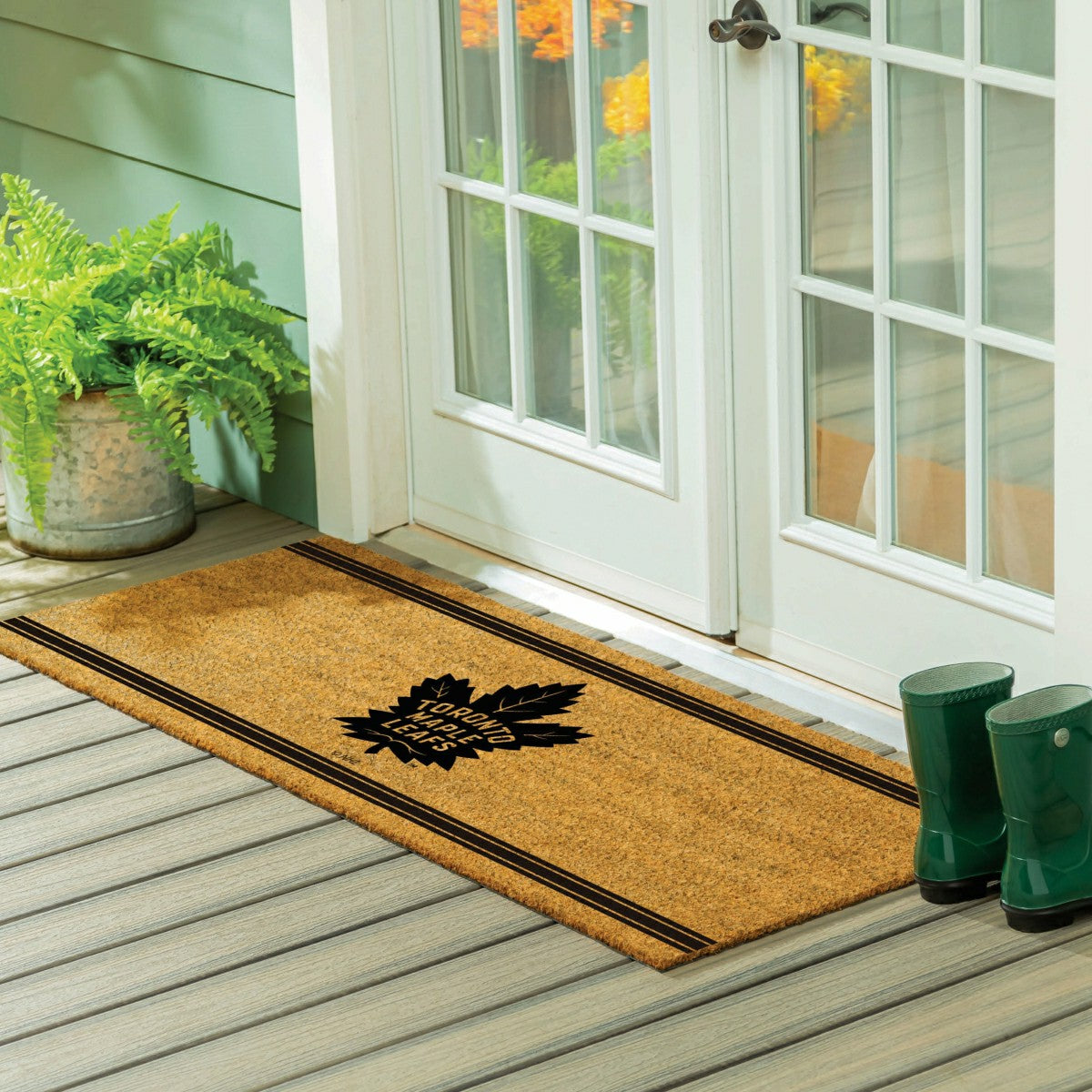 Toronto Maple Leafs Extra Large One Color Coir Mat, 60"x24" - NHL