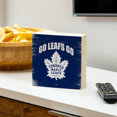 Toronto Maple Leafs Plock, Down Home Fans, 6x6 - NHL Home