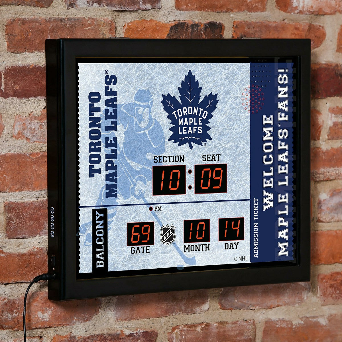 Scoreboard Wall Clock, Toronto Maple Leafs - NHL Home