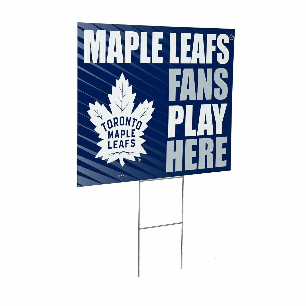 Toronto Maple Leafs Coroplast Yard Sign "Fans Play Here" - NHL Home