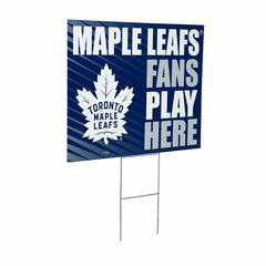 Toronto Maple Leafs Coroplast Yard Sign "Fans Play Here" - NHL Home