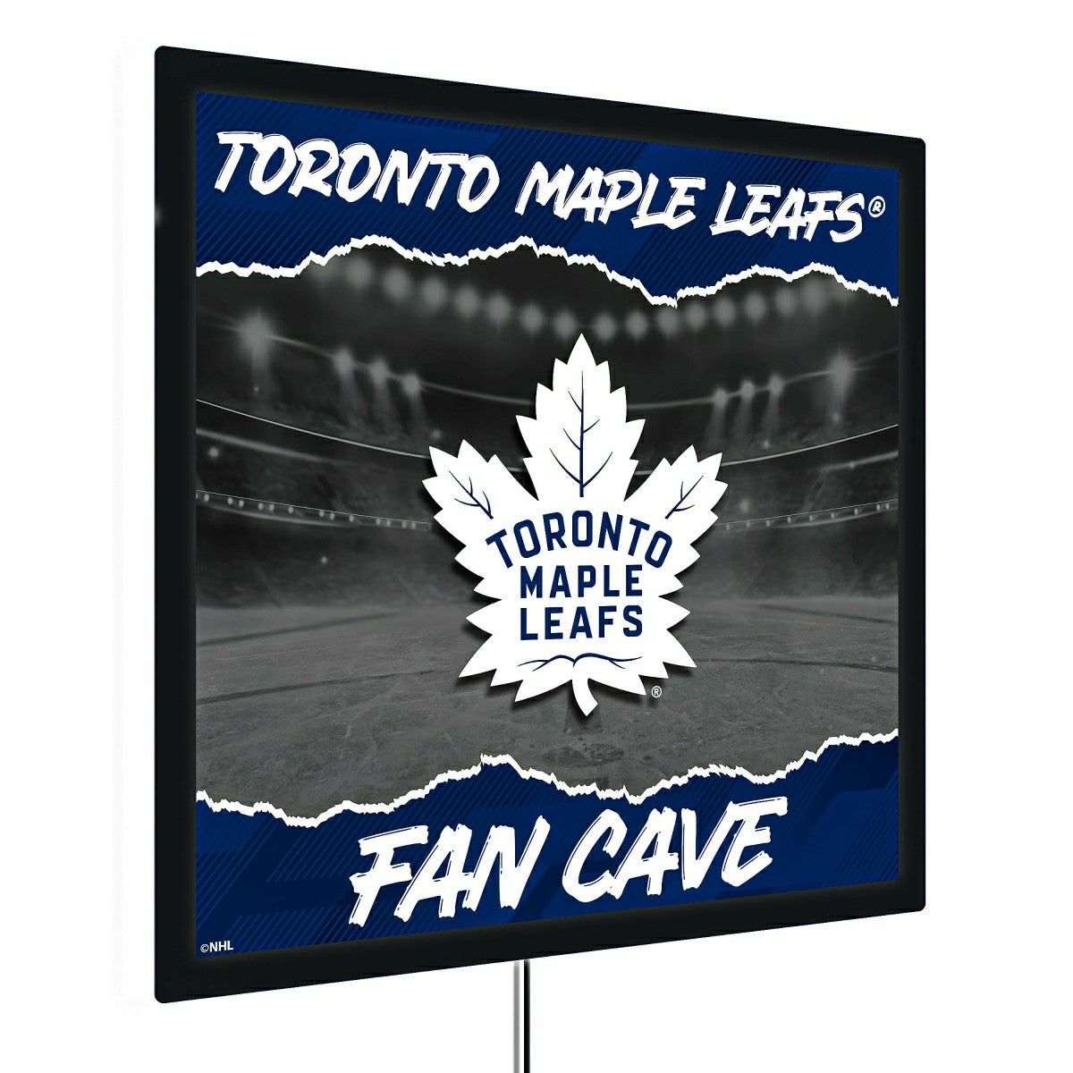 Toronto Maple Leafs 23"H x 23"L LED Wall Decor, Edgelite, Square - NHL Home
