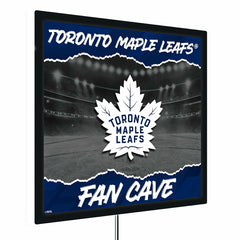 Toronto Maple Leafs 23"H x 23"L LED Wall Decor, Edgelite, Square - NHL Home