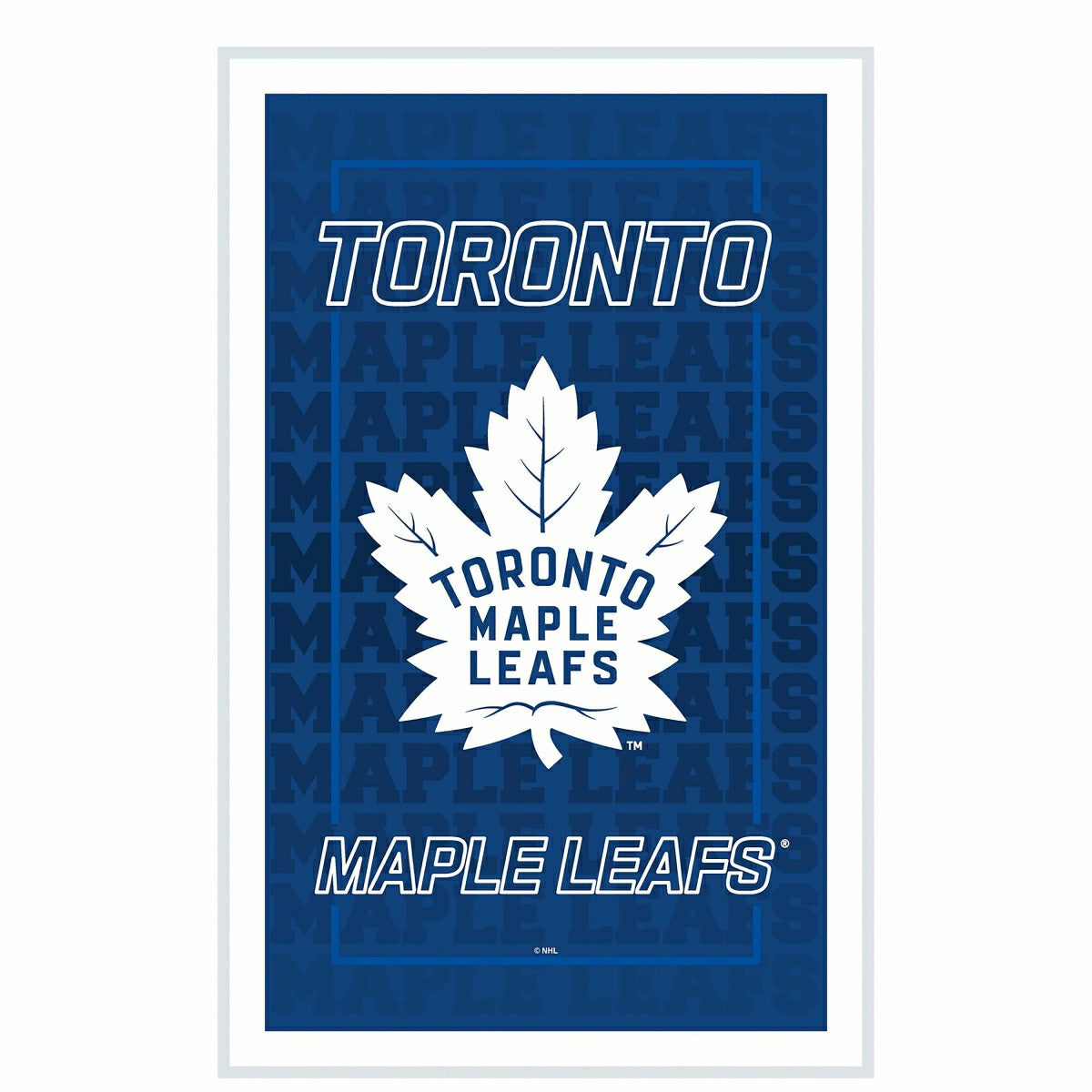 Toronto Maple Leafs Hockey Rectangle Neolite LED Decor - NHL Home
