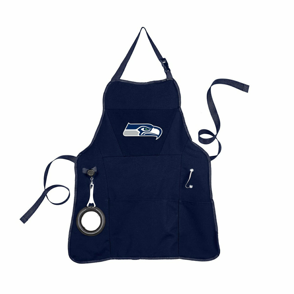 Deluxe Cotton Canvas NFL Team Pride Grilling/Cooking Apron, Seattle Se - Home NFL