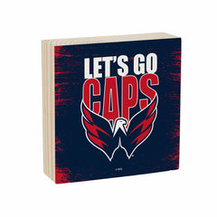 Washington Capitals Plock, Down Home Fans, 6x6 - NHL Home