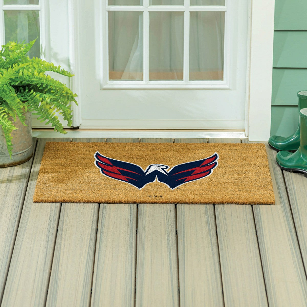 Washington Capitals Large Full Color Coir Mat, 36"x24" - NHL