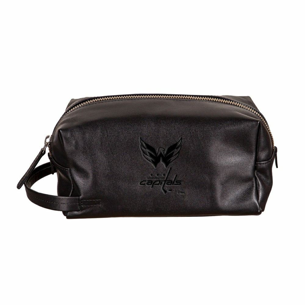 Washington Capitals, Embossed Toiletry Bag, Black - NHL Home