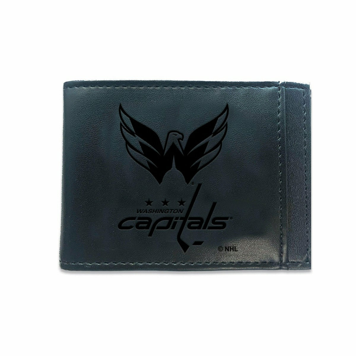 Front Pocket Wallet w/ RFID Blocking, Washington Capitals, Black - NHL Home