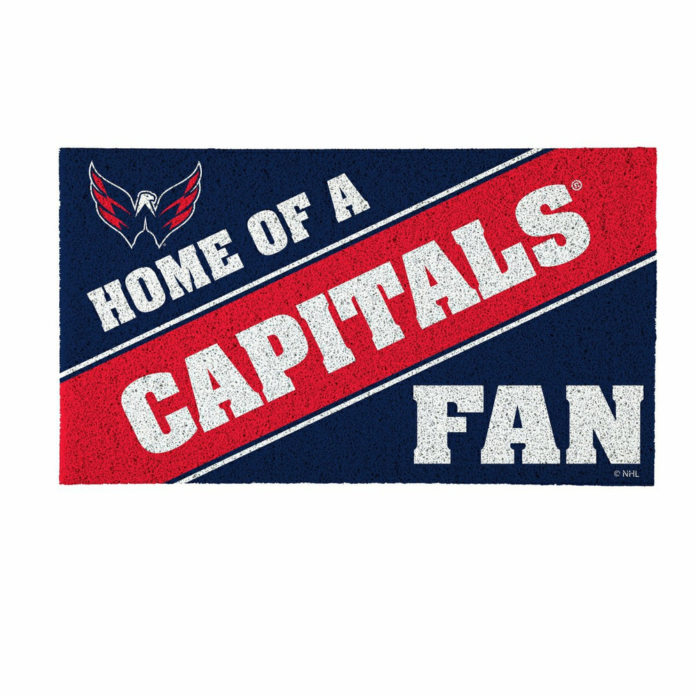 Washington Capitals, PVC Mat COLOR, Home of a Fan - NHL
