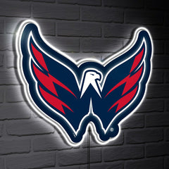 Washington Capitals LED Wall Decor, Glazelite, Logo - NHL Home