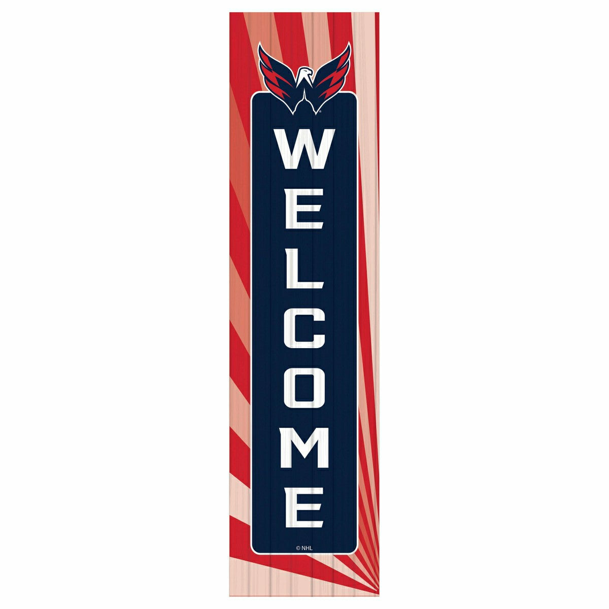 Washington Capitals Summer Seasonal Single Sided Large Leaner, 46" - NHL Home