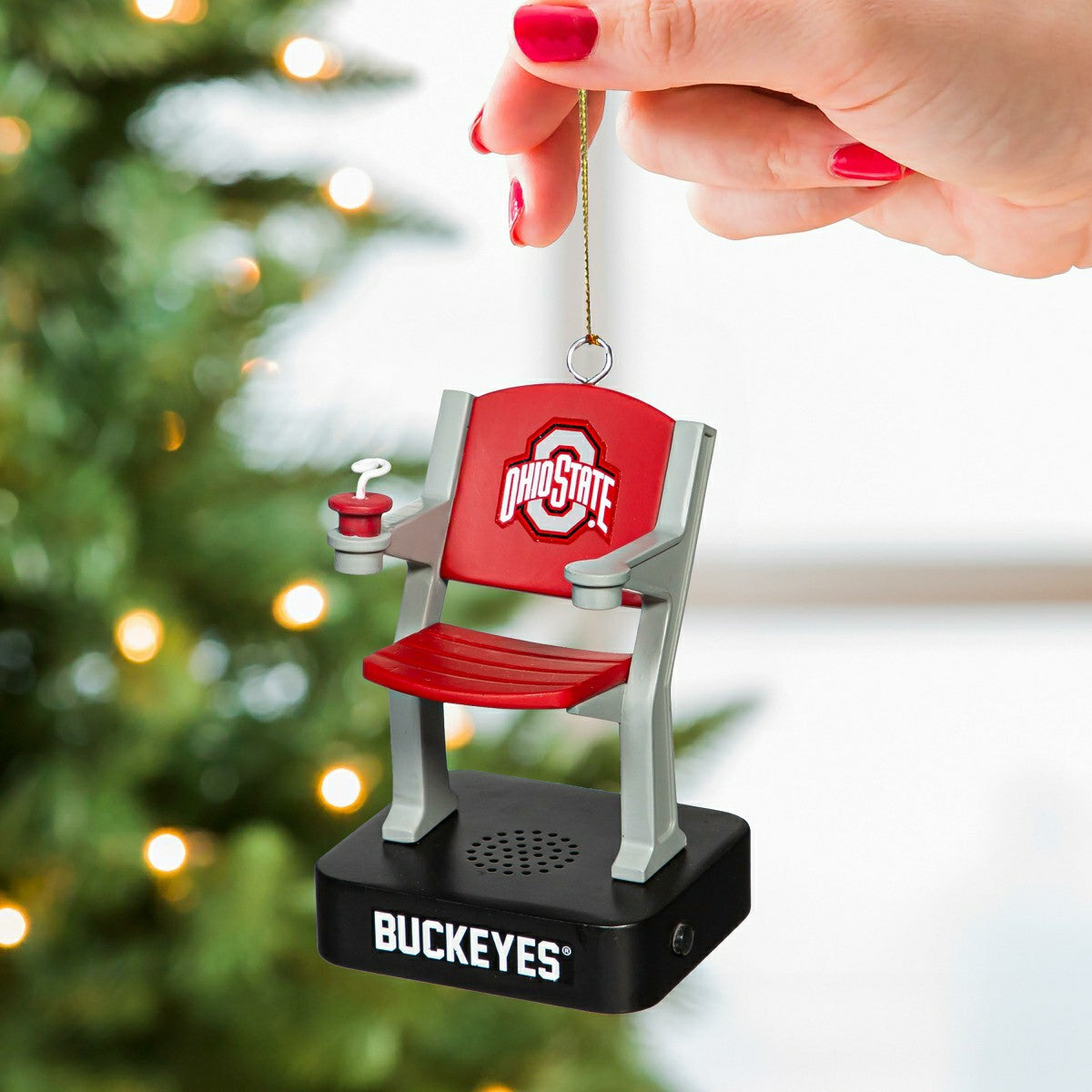 Stadium Seat Ornament, Ohio State University - Home Collegiate