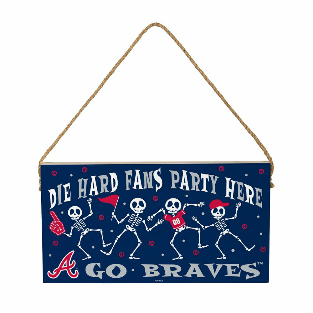 Atlanta Braves Halloween Wood Wall Sign, 6x11 - MLB Home