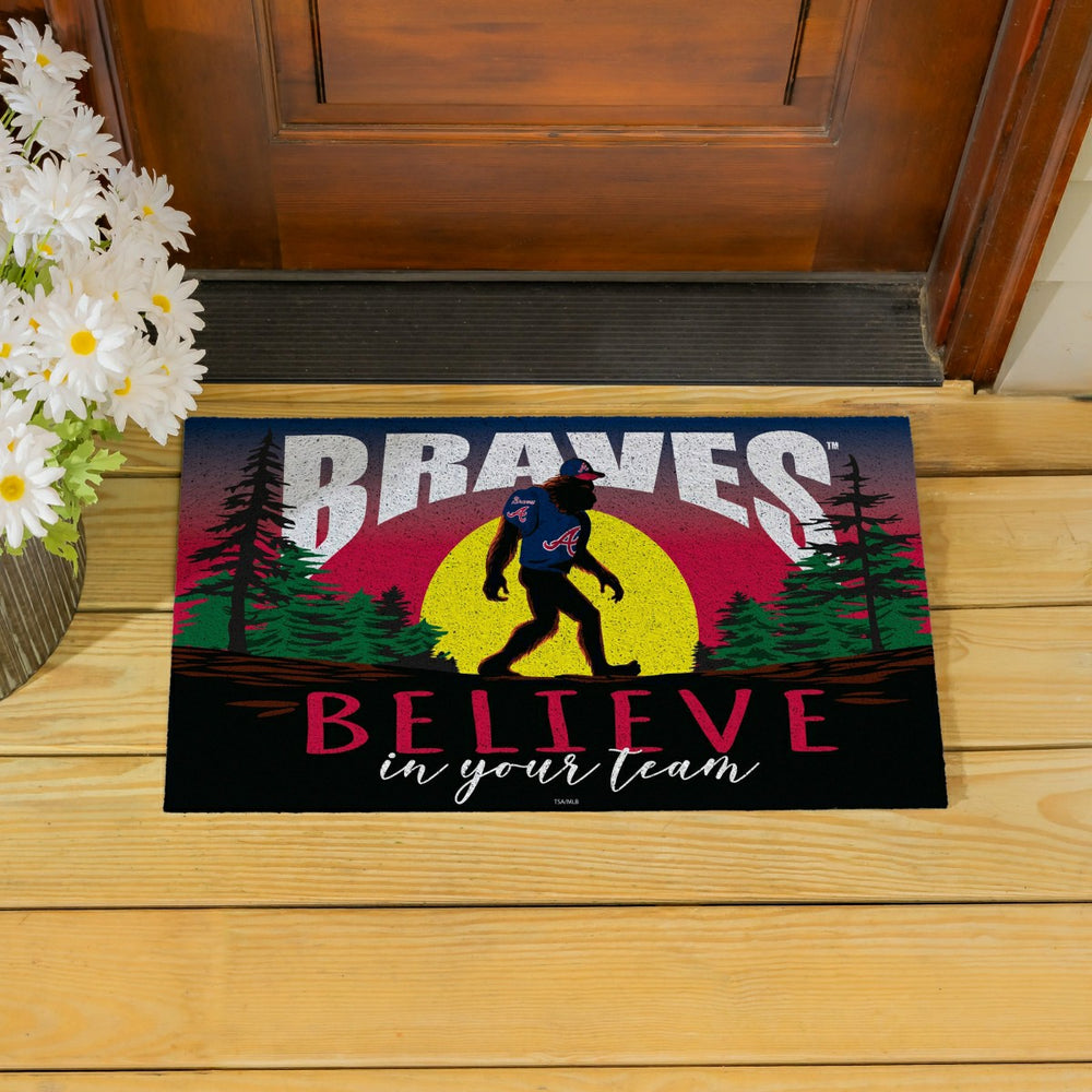 Atlanta Braves Bigfoot PVC Mat, 28"x16" - MLB