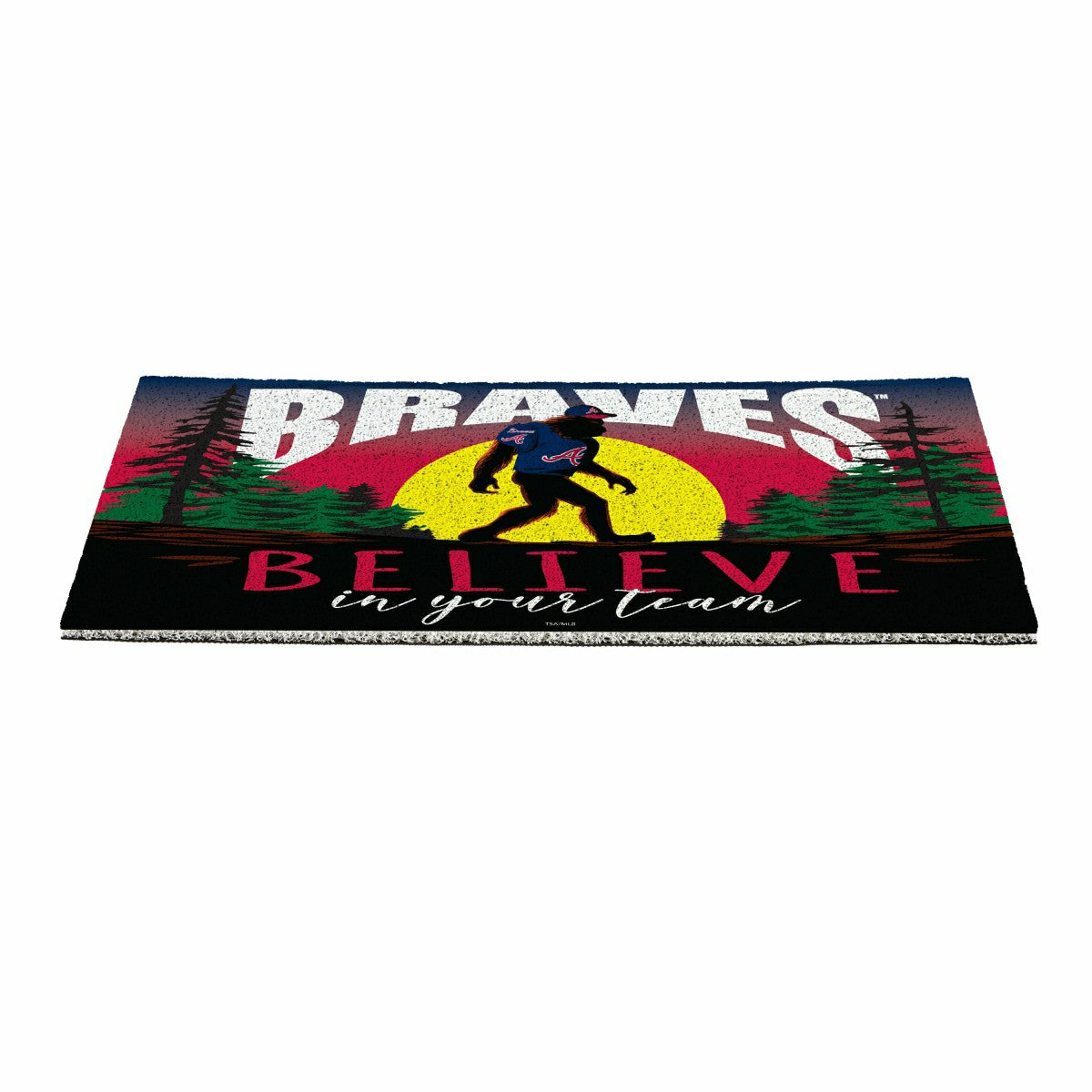Atlanta Braves Bigfoot PVC Mat, 28"x16" - MLB