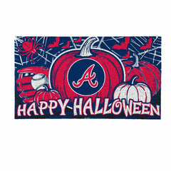 Atlanta Braves Halloween PVC Mat, 28"x16" - MLB