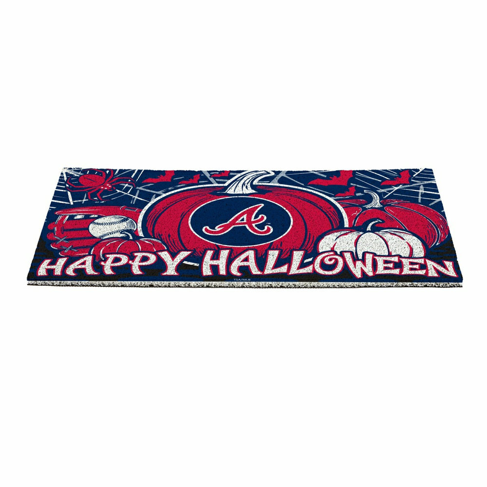 Atlanta Braves Halloween PVC Mat, 28"x16" - MLB