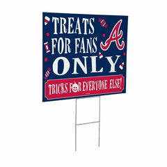 Atlanta Braves Yard Sign, Halloween Treats for Fans - MLB Home
