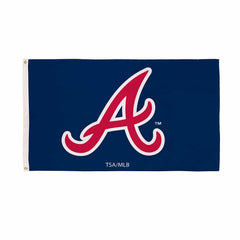 Atlanta Braves Single Sided Flag w/ 2 Grommets, 3'x5' - MLB Home