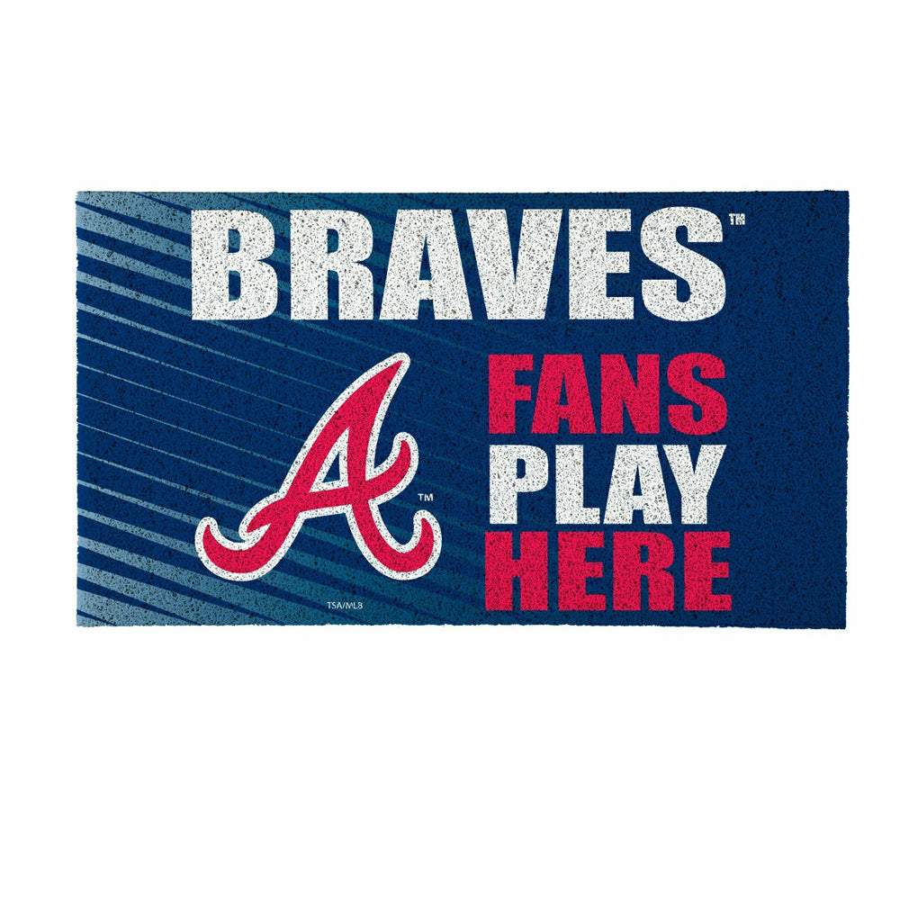 Atlanta Braves Fan Mat, 28"x16" - MLB