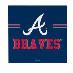 Atlanta Braves Wood Wall Sign, 12x12 - MLB Home