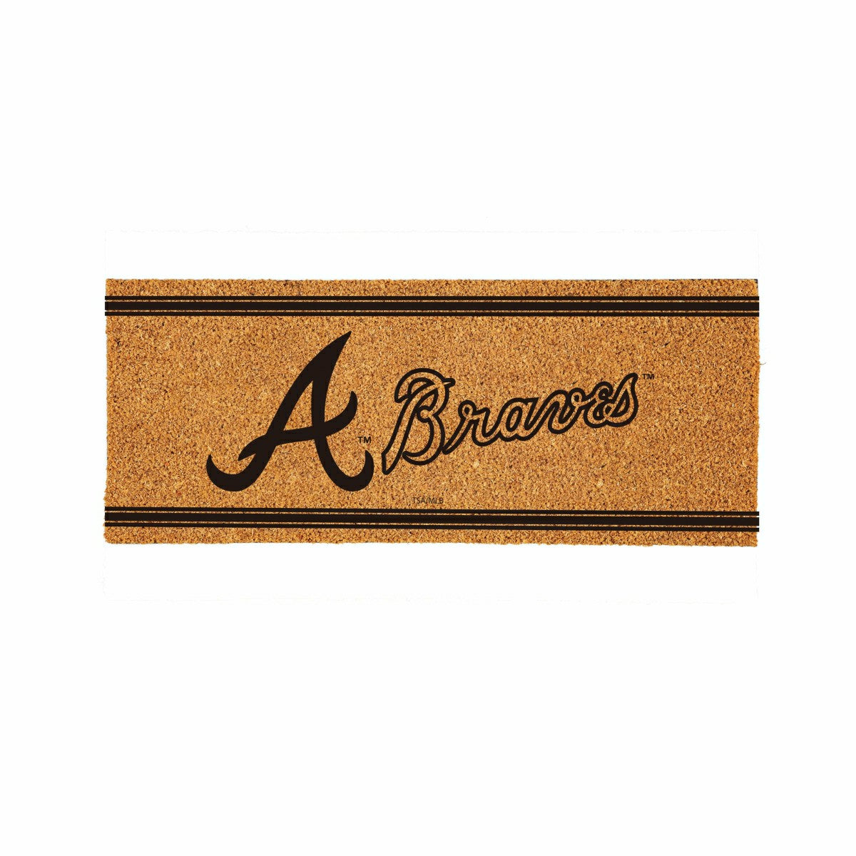 Atlanta Braves Extra Large One Color Coir Mat, 60"x24" - MLB
